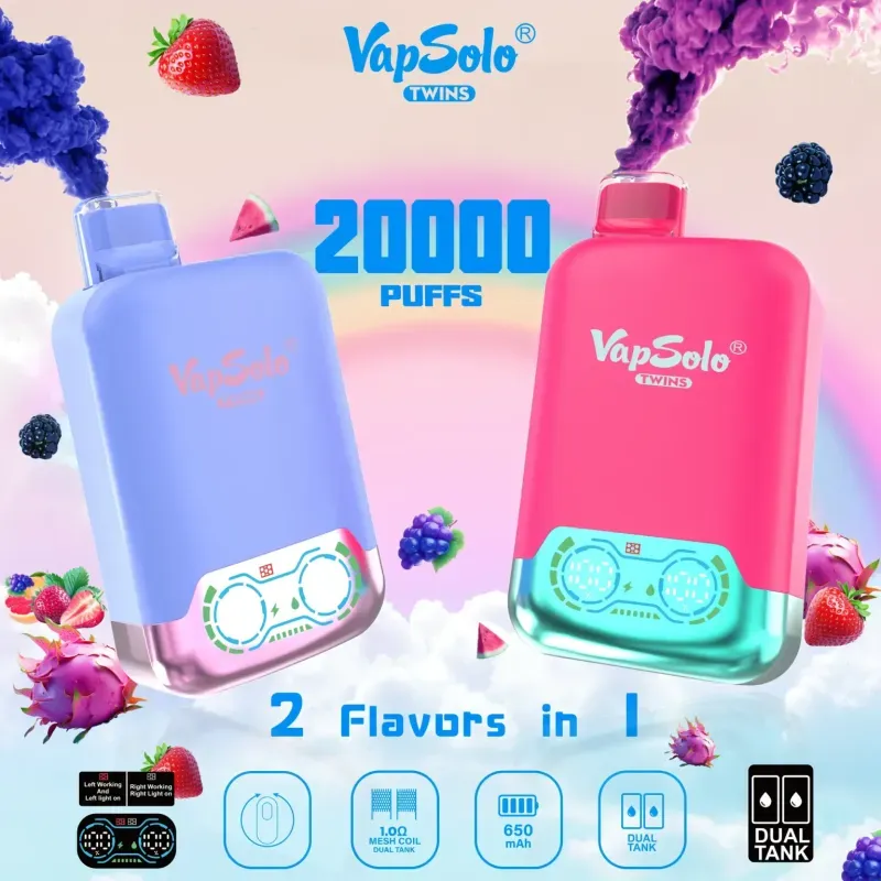 A végleges VapSolo Twins 20000 áttekintése: Kettős ízű erőmű?