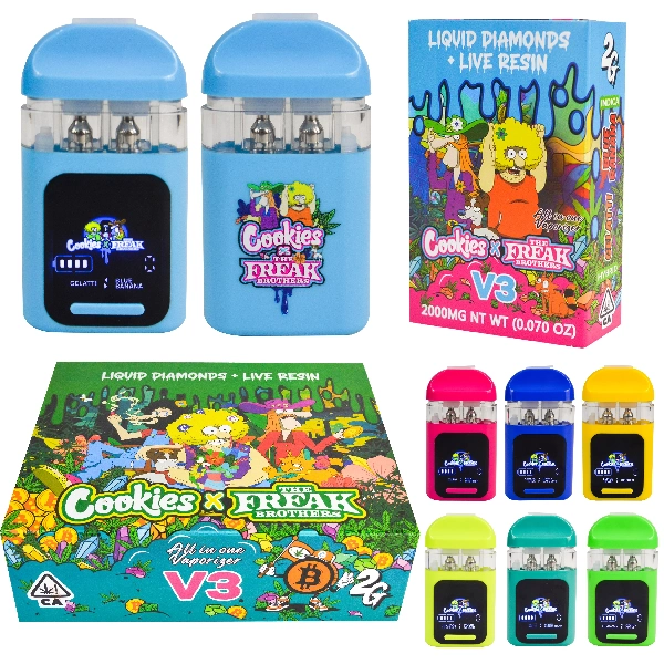 Üres Cookie-k X Freak Brothers V3 Switch Dual Eldobható Vape 2G