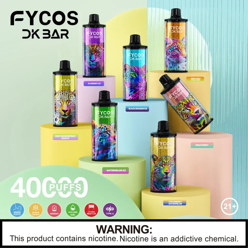 Fycos 40000 40K Puffs Crystal Vape DK bár nagykereskedelmi eldobható